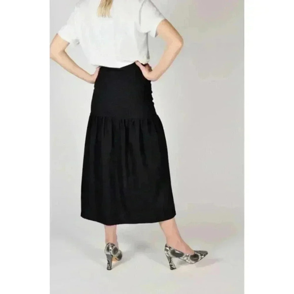 Rita Row Beauty in the Buttons Wool Skirt - Picture 2 of 5